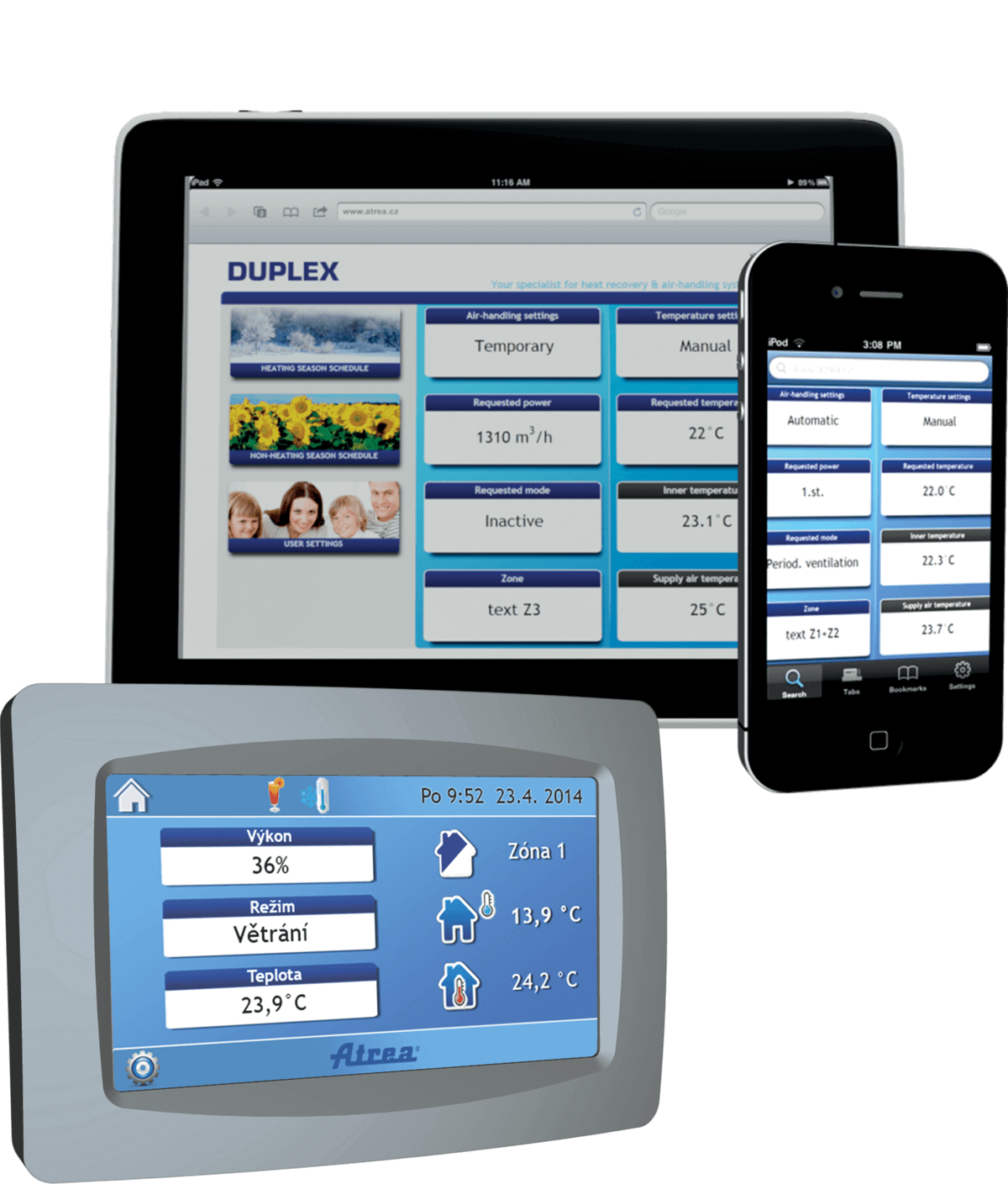 Atrea sistem de controlRD5