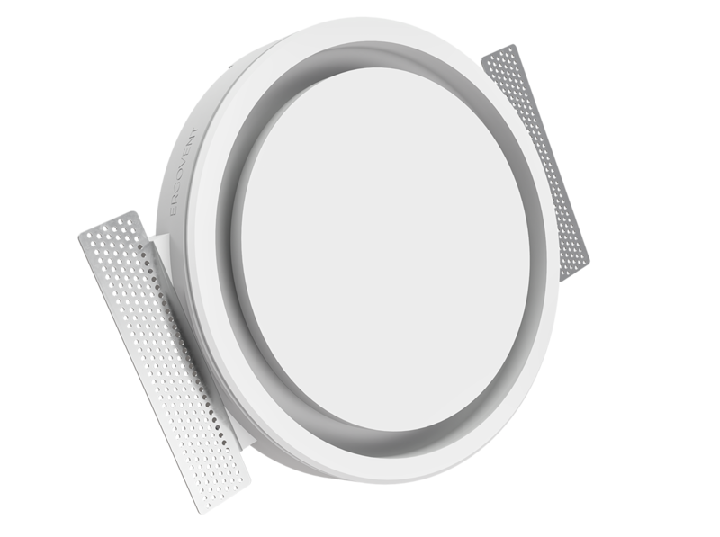 Difuzor ceramic circular incastrat in rigips pentru ventilatie 01