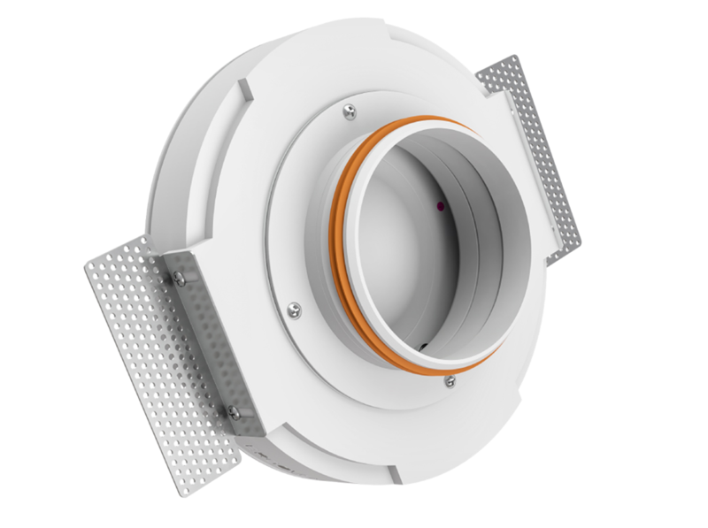 Difuzor ceramic circular incastrat in rigips pentru ventilatie 03