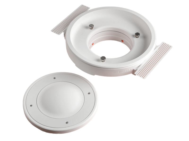 Difuzor ceramic circular incastrat in rigips pentru ventilatie 08