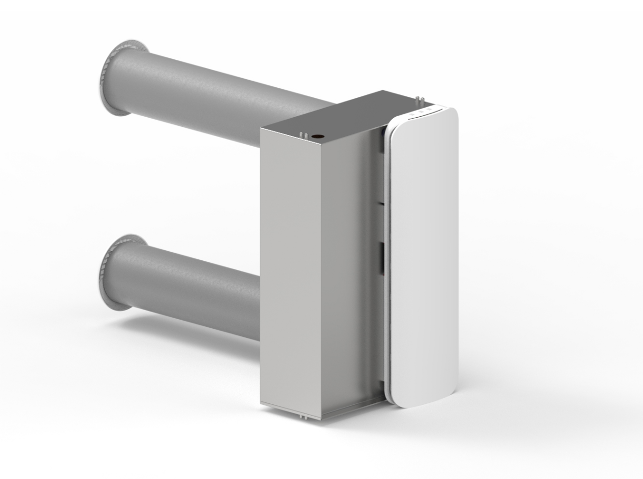 Duo Edge – unitate de ventilație cu recuperare de căldură descentralizată (schimbător entalpic) 2 duo edge 2b