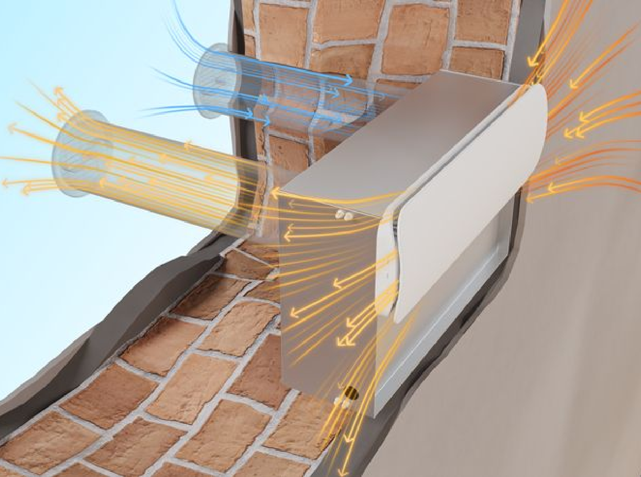 Duo Edge – unitate de ventilație cu recuperare de căldură descentralizată (schimbător entalpic) 8 duo edge 8b