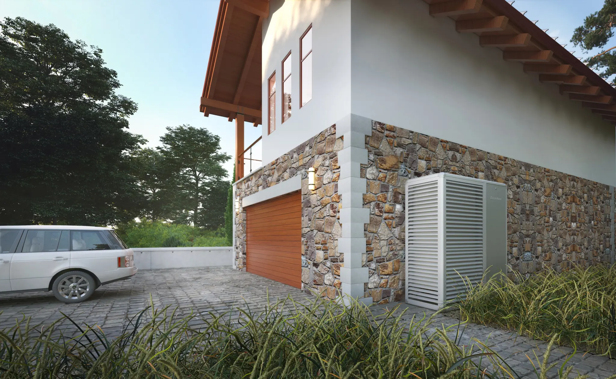 Pompă de căldură aer-apă monobloc pentru case și apartamente Mastertherm BoxAir Inverter 22-45I – agent R32 2 Pompa de caldura aer apa monobloc rezidentiala boxair inverter 2