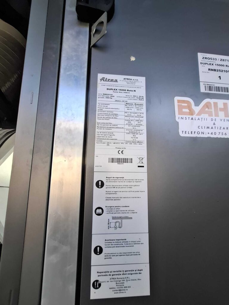 ATREA proiect ventilatie brutarie harmopan harghita 3